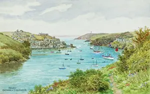 Fowey: Entrance to Harbour, Fowey, Cornwall