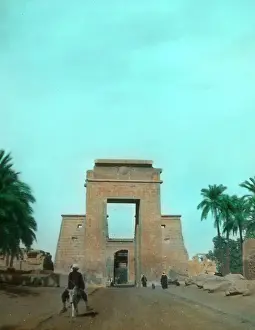 Karnak: Entrance, Karnak Temple Complex, Luxor, Egypt