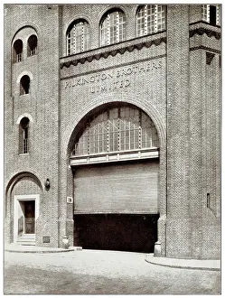 Brickwork: Entrance to Loading Dock, Pilkington Ltd, North London