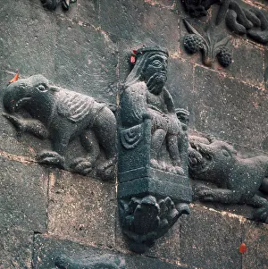 Trumler: Detail of the entrance of the minster