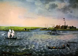 Wurttemberg: Entrance to Mississippi. Balize