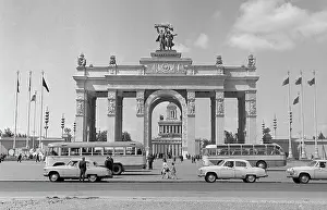 Konkov: Entrance to VDNKh, 1967