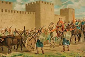 Battlements: Entrance of the Visigoth king Wamba into Toledo