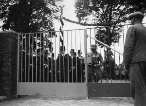 Doeberitz: Entry of the Doeberitz regiment in Neustrelitz, 1935