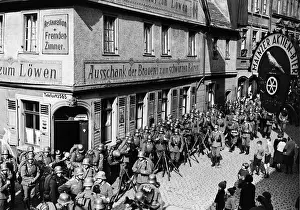 Breach: Entry of German soldiers into Mainz, 1936