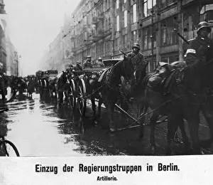 Reinhard: Entry of the government troops in Berlin, 1919