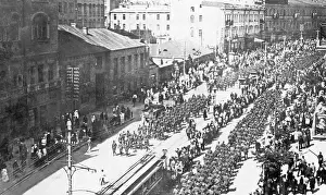Kyiv: Entry of the Polish army in Kiev, 1920