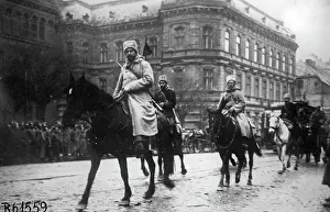 Enters: Entry of Russian cavalry in Lviv, 1914