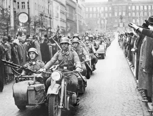 Starts: Entry of the SS Leibstandarte - Guard of Corps in Prague