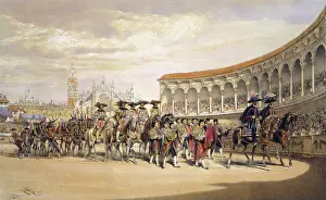 Bullfight: Entry of the toreros in procession