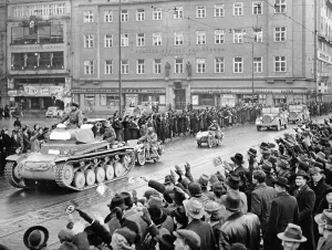 Brno: Entry of the Wehrmacht to Brno, 1939