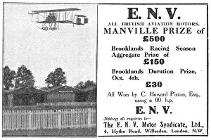 Manville: ENV Aviation Motors: C.Howard Pixton