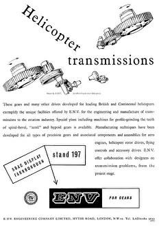Transmissions: ENV Engineering. Gears For Helicopter Transmissions