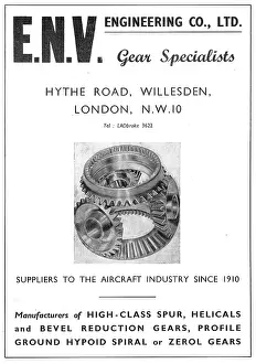 E.n.v: ENV Engineering. Hythe Road, Willesden. Gear Specialists