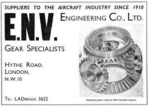 E.n.v: ENV Engineering. Hythe Road, Willesden. Gear Specialists