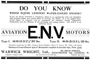 Lightest: The ENV Is The Lightest Water Cooled Aviation Engine