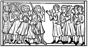 Crusade: Envoys of Sultan, old merchant on crutches acting