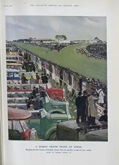 Horserace: Epsom Racecourse