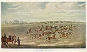 Runners: Epsom Races - circa 1830