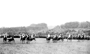 C1882: Epsom, Start for the Derby c1882