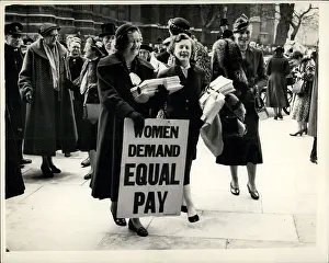 Summerskill: Equal Pay Campaign Committee delivery of petition, London