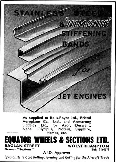 Stiffening: Equator Wheels & Sections Nimonic Stiffening
