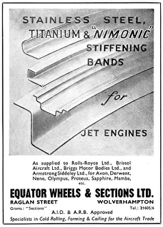 Stiffening: Equator Wheels & Sections - Nimonic Stiffening Bands