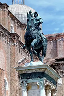 1488: Equestrian monument to Bartolomeo Colleoni