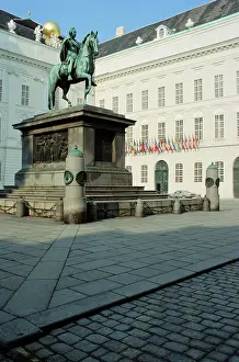 Josefsplatz: Equestrian Monument of Joseph II at Josefsplatz square