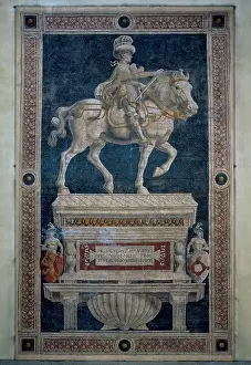 1423: Equestrian monument to Niccolo da