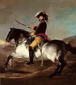 Palafox: Equestrian Portrait of General Palafox, by Goya