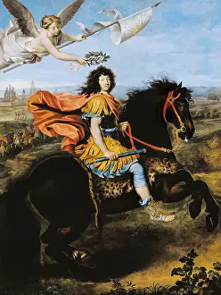 Mignard: Equestrian portrait of Louis XIV