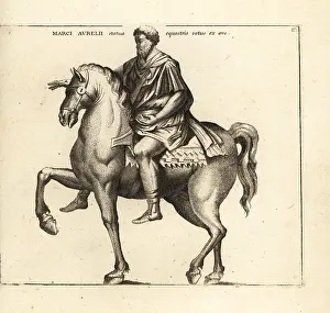Il Cannetti: Equestrian Statue of Roman Emperor Marcus Aurelius