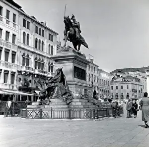 Plinth: Equestrian Statue of Vittorio Emanuele II, Venice, Italy