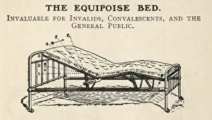Convalescents: Equipoise bed for invalids, convalescents, etc