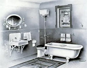 Cistern: A well equipped bathroom