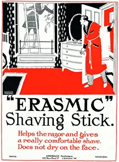 Erasmic: Erasmic Shaving Stick advert, WW1