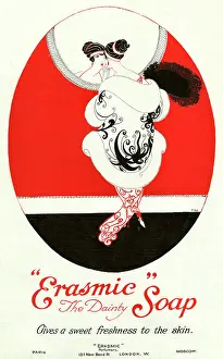 Erasmic: Erasmic soap advertisement, 1918