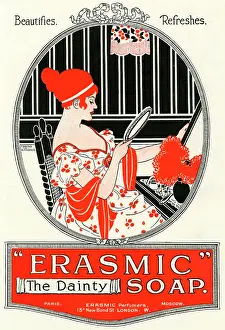 Erasmic: Erasmic soap, WW1 advertisement