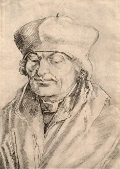 Durer: Erasmus Portrait, by Durer