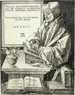 Drer: Erasmus of Rotterdam