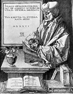 Duerer: Erasmus of Rotterdam
