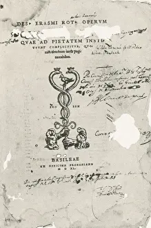 Inquisition: Erasmus's Complete Works, Title Page