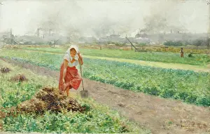 Secessionist: Erberger Mais (Vegetable fields in Vienna Erdberg)