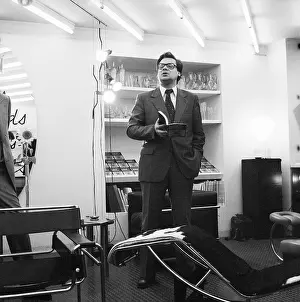 Busek: Erhard Busek during a book-presentation in the designshop Section N