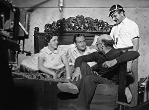 Jugo: Erich Engel during the filming of The Night with the Empero
