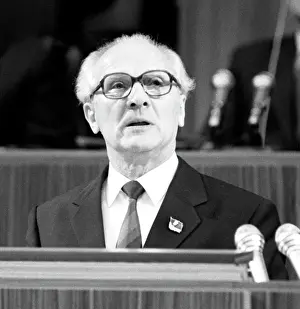 Honecker: Erich Honecker, General Secretary of the Central