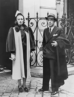 Exiles: Erich Maria Remarque (1898-1970) with Marlene ?