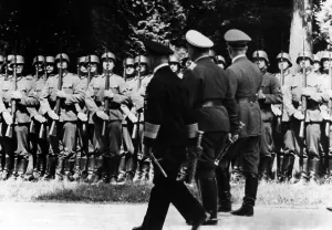 Behalf: Erich Raeder, Adolf Hitler and Hermann Goering