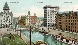 Erie: Erie Canal, Syracuse